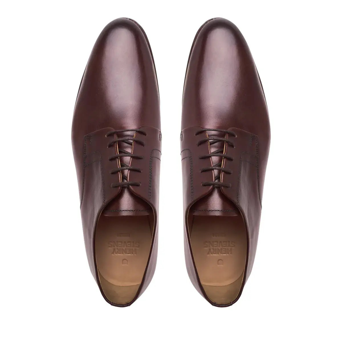 Klassische Oxford-Schuhe aus glattem Leder