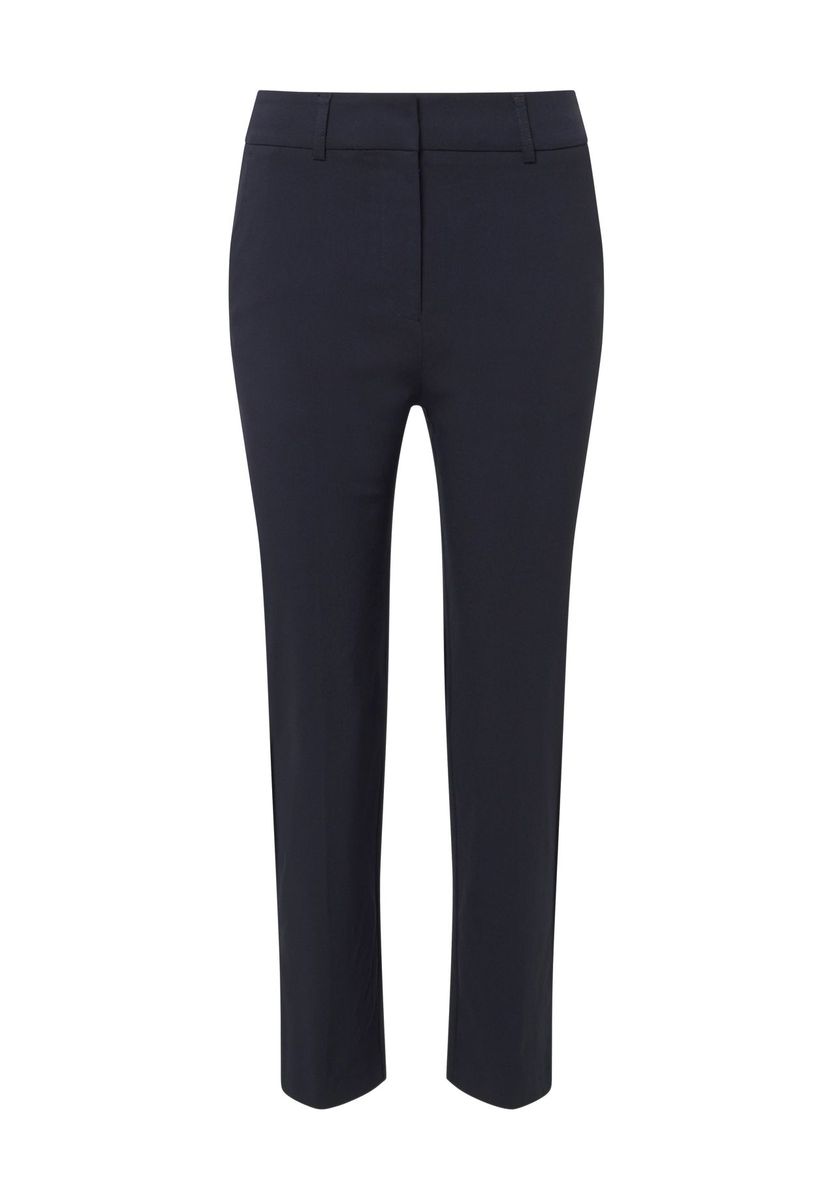 Schlanke, verkürzte Stoffhose