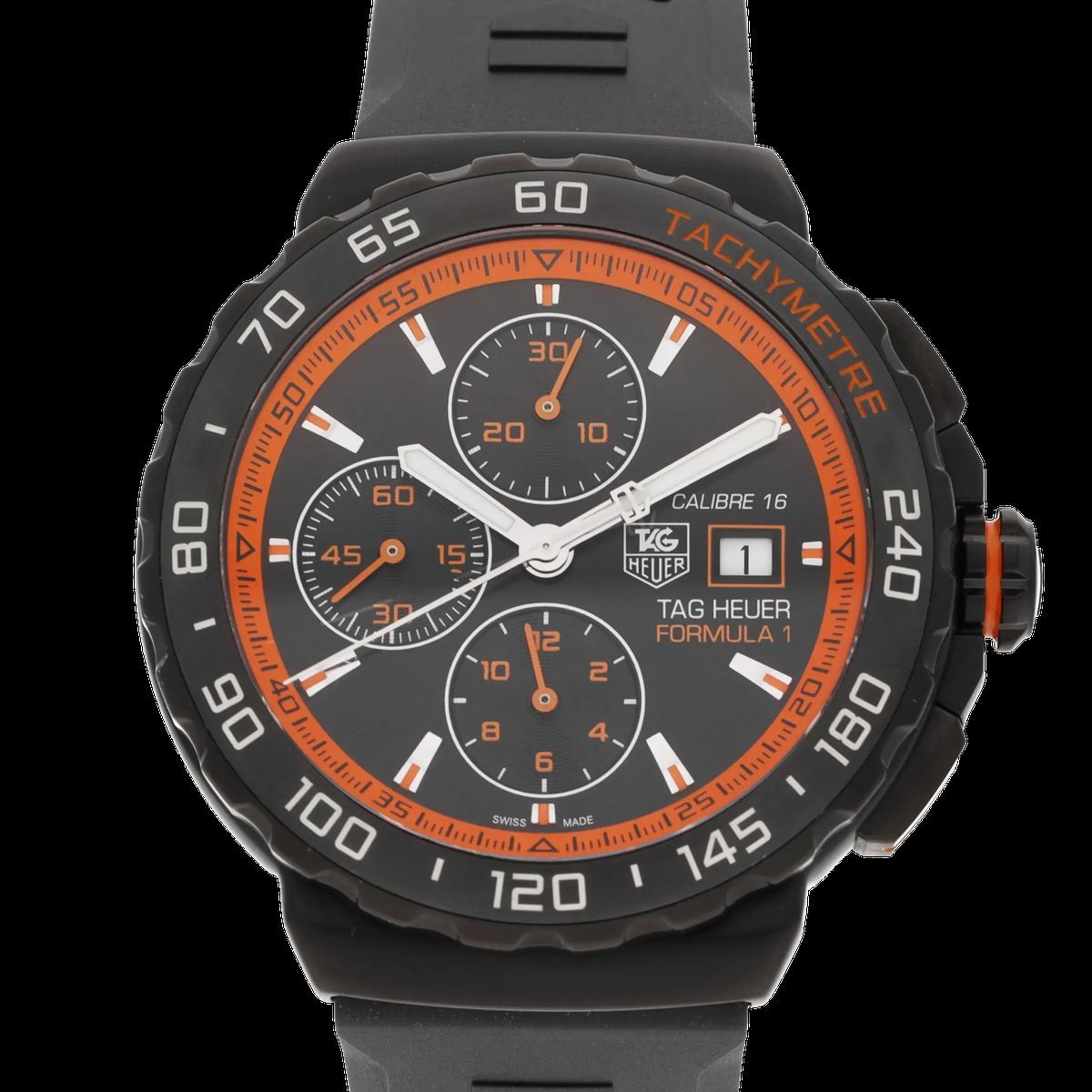 Schwarze Formula 1 Chronograph Uhr