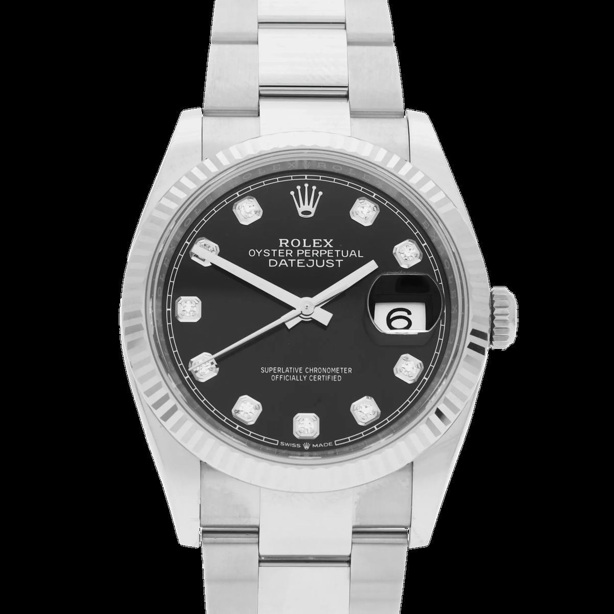 Oyster Perpetual Datejust Diamant-Lünette Uhr