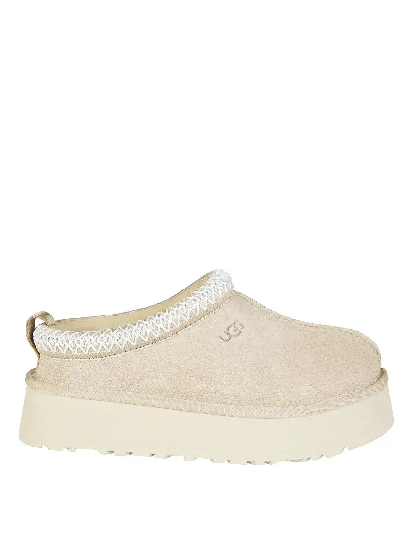 Plateau Clog Slipper aus Wildleder