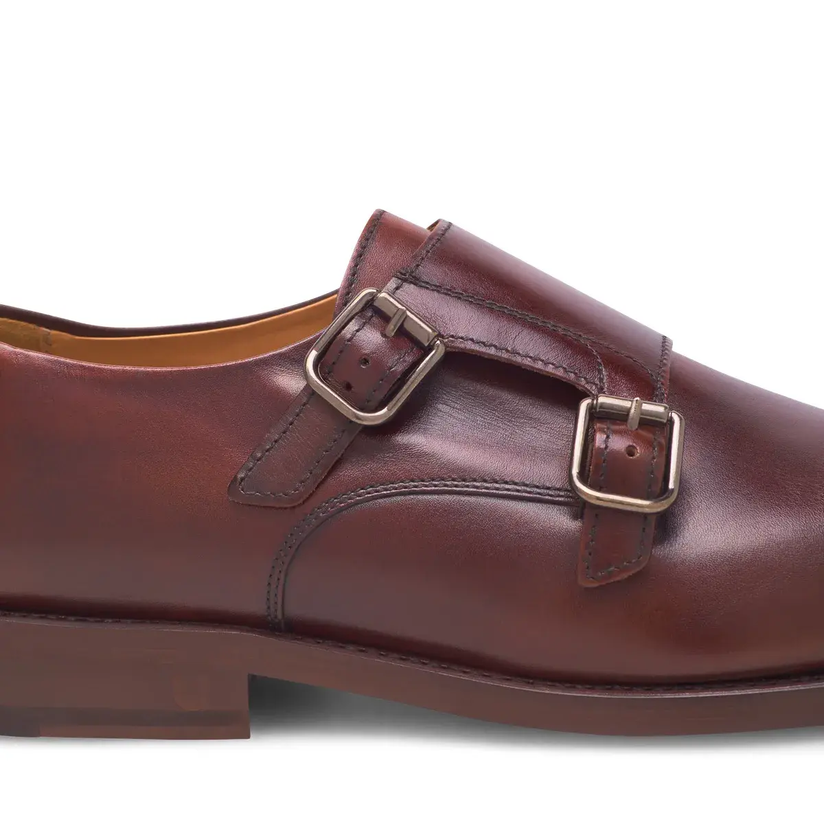 Elegante Doppel-Monk-Strap Schuhe aus Leder