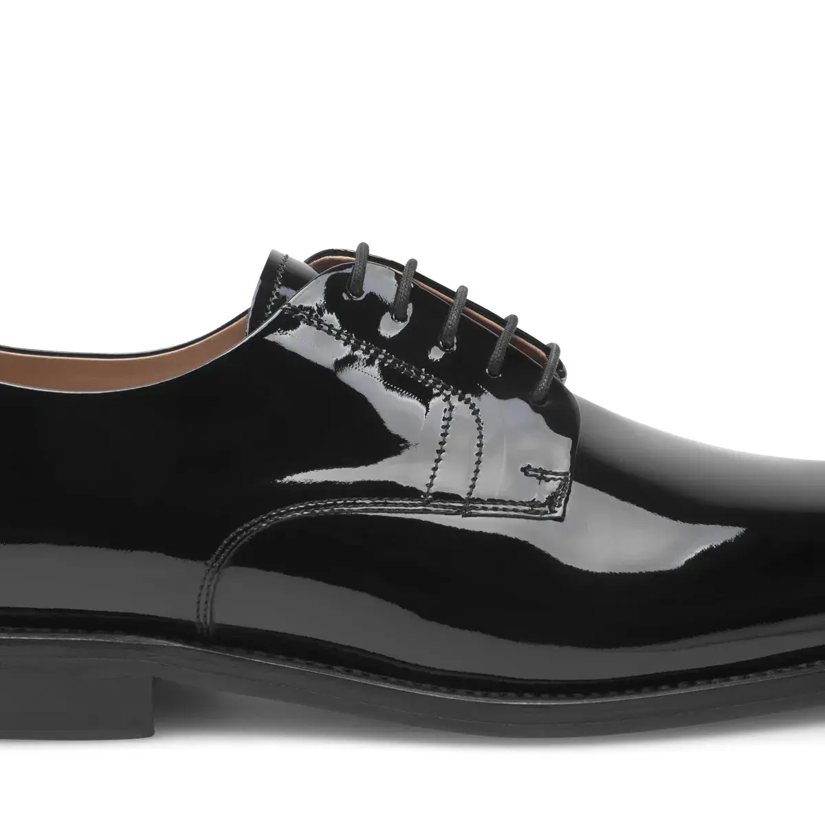 Klassischer Oxford-Schuh aus Lackleder