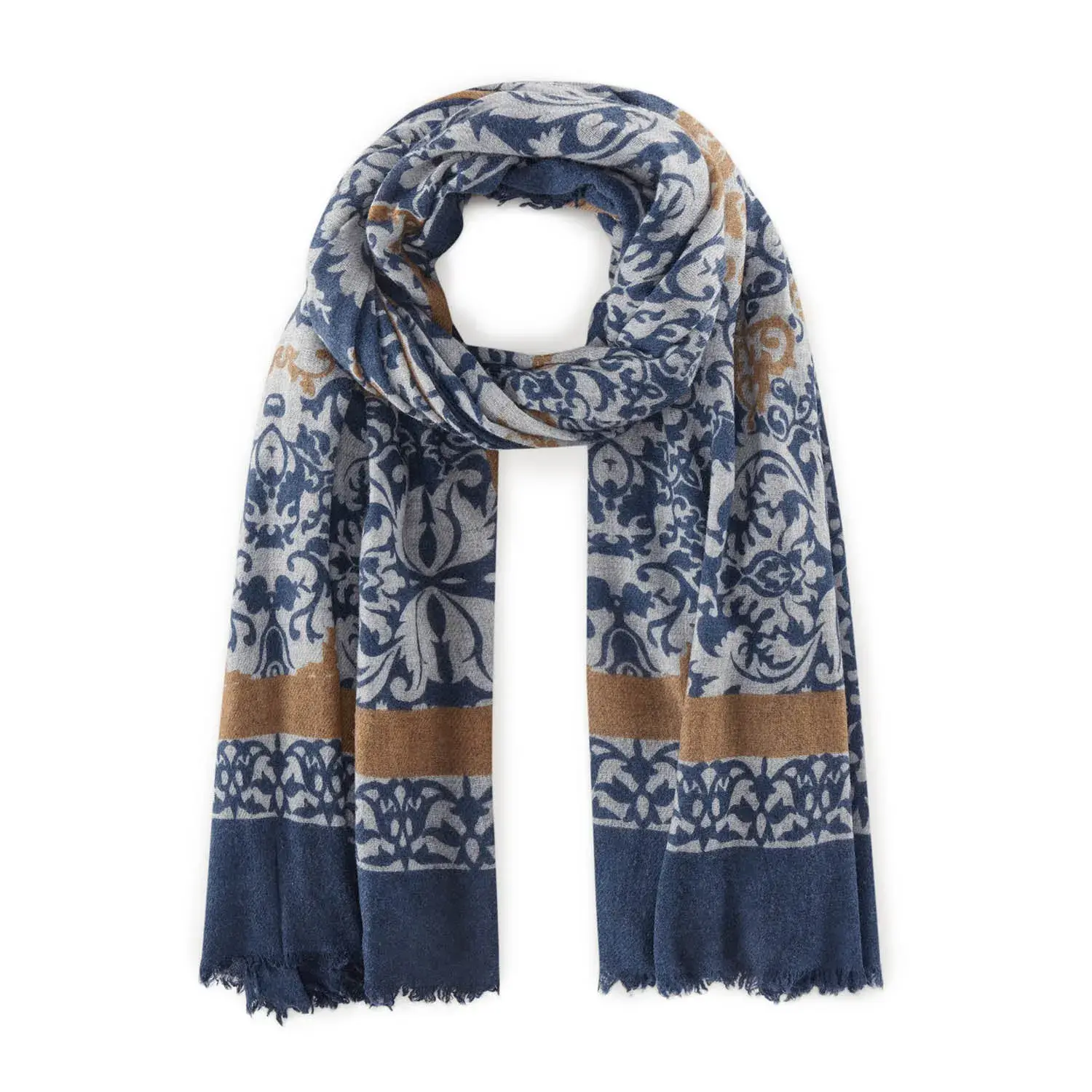 Paisley Schal aus Woll-Kaschmir-Mischung