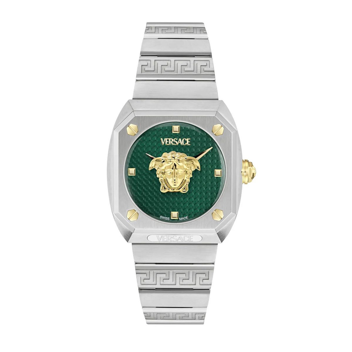 Versace Medusa Antares Uhr mit grünem Zifferblatt