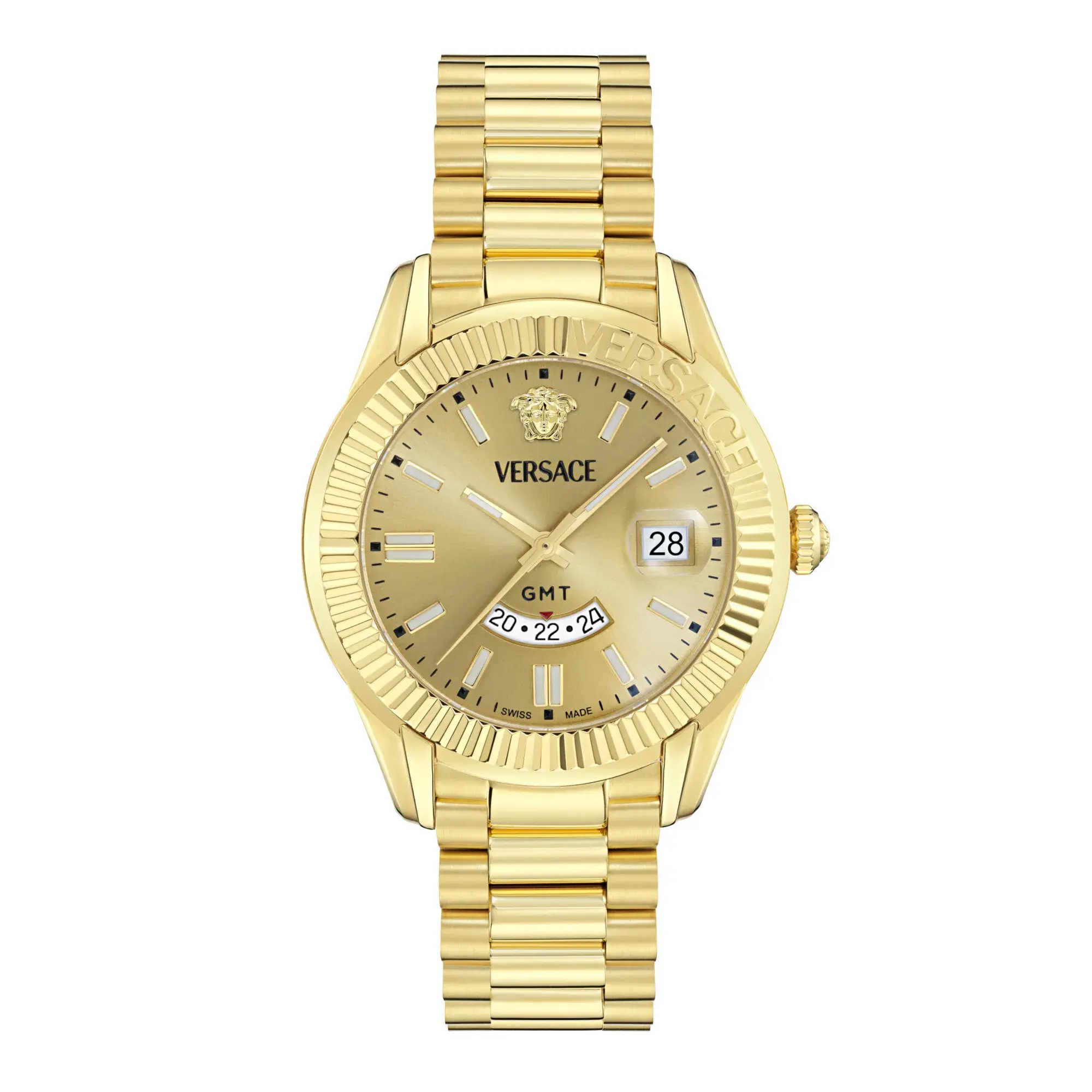 Versace Apodis Goldfarbene Quarzuhr