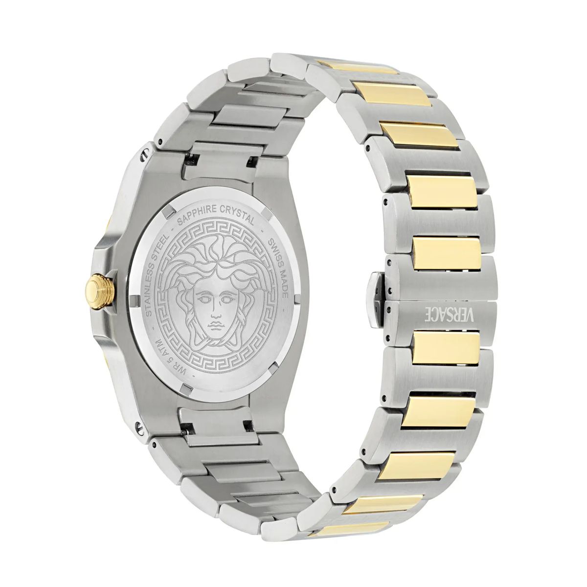 Zweifarbige Schweizer Tolomeo-Armbanduhr