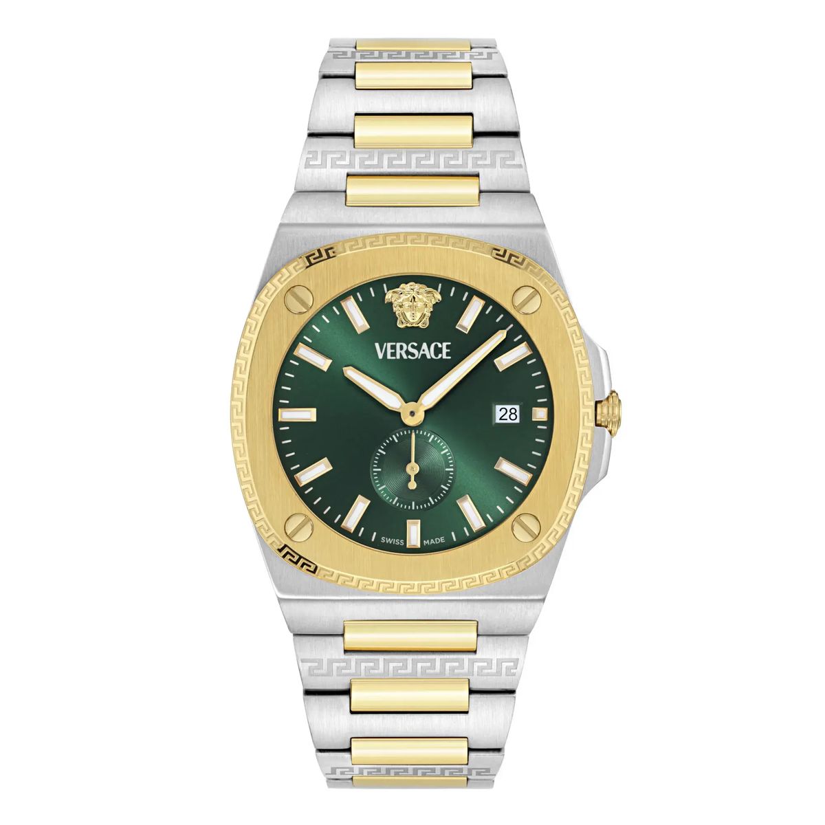 Zweifarbige Schweizer Tolomeo-Armbanduhr