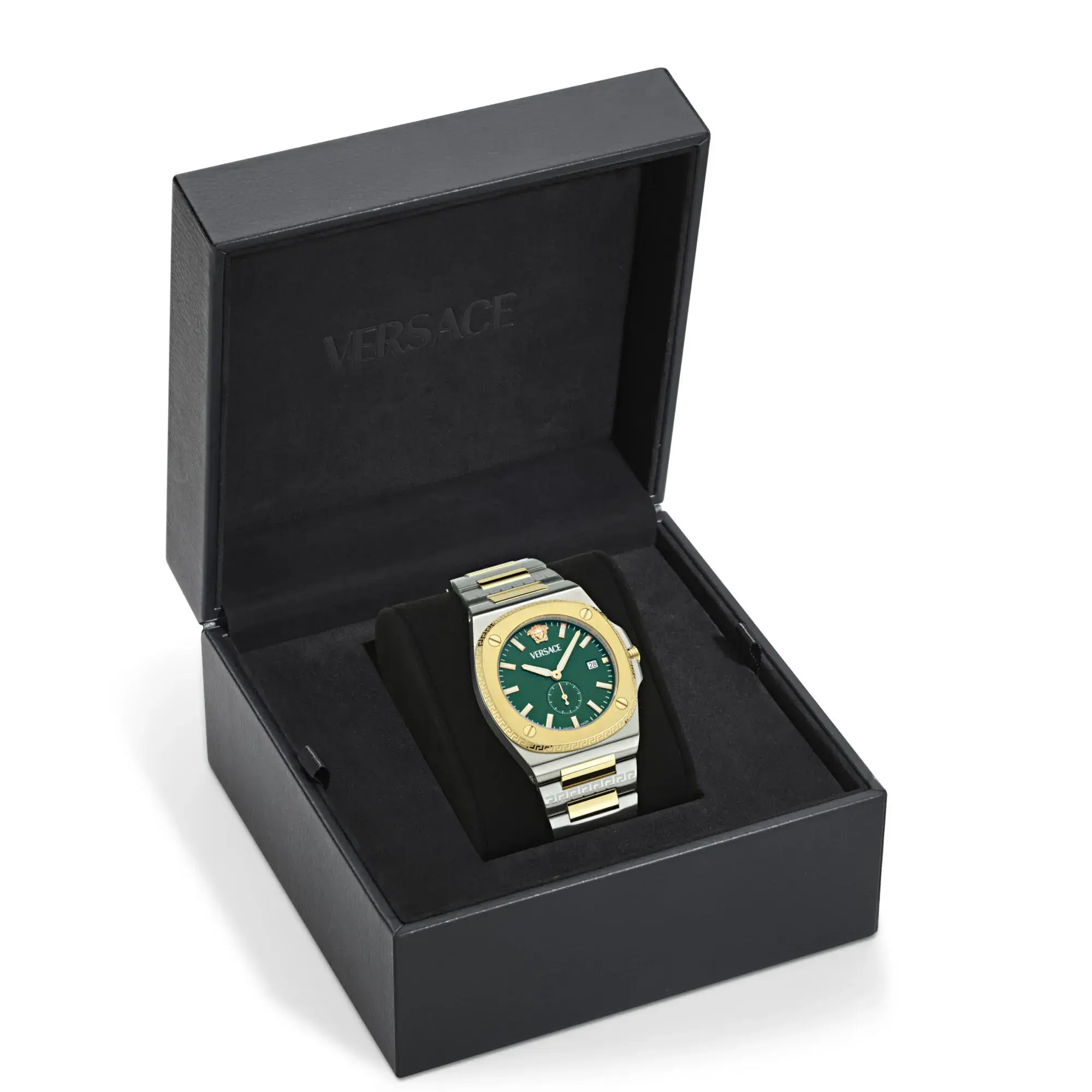 Zweifarbige Schweizer Tolomeo-Armbanduhr