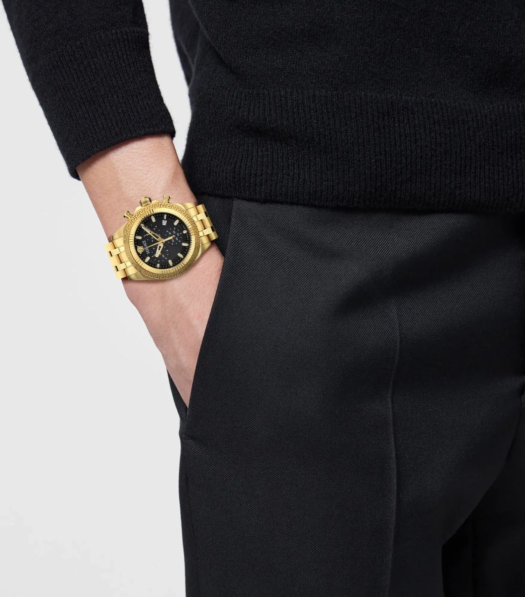 Versace Fornax Gold Chronograph Uhr