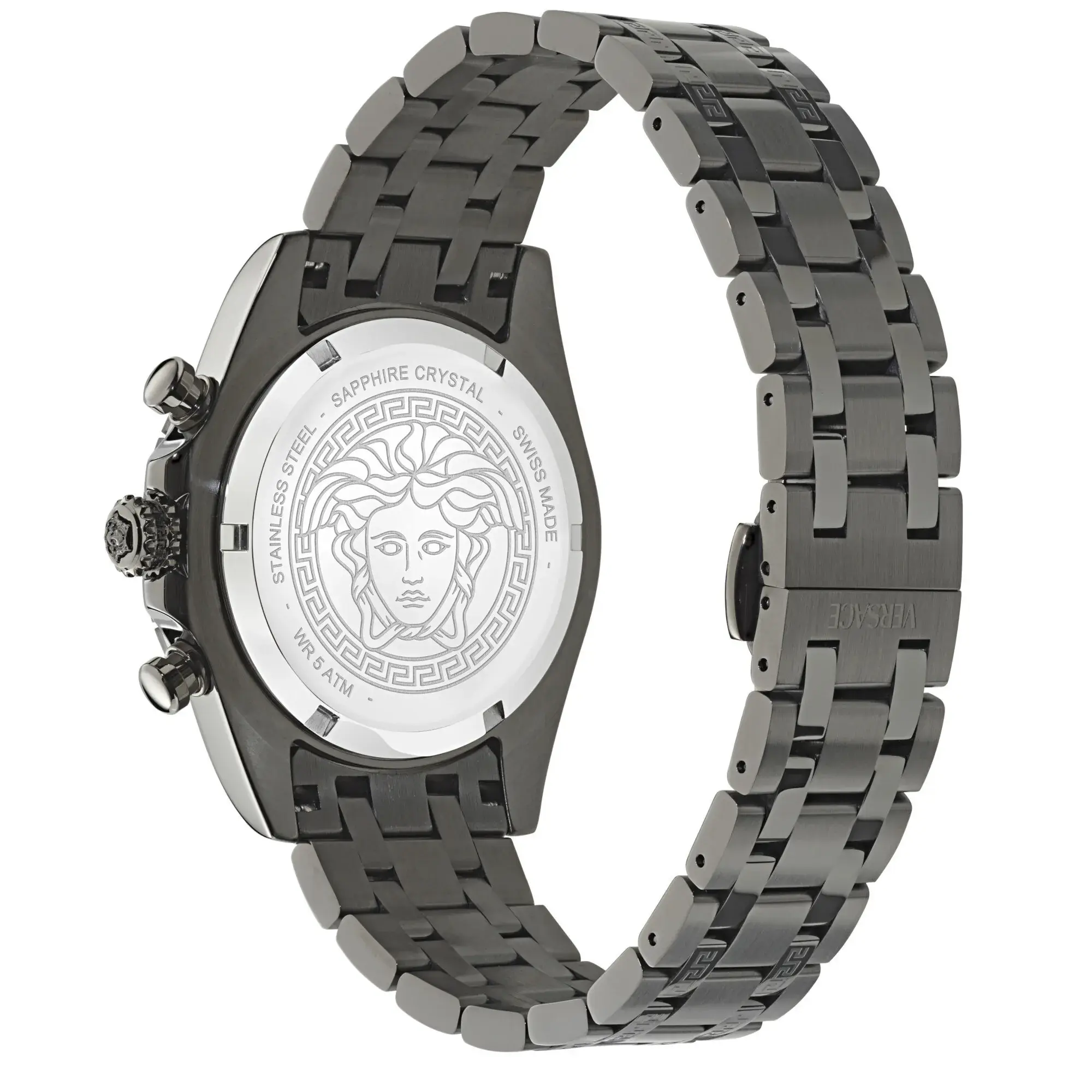 Versace Fornax Graue Chronographenuhr