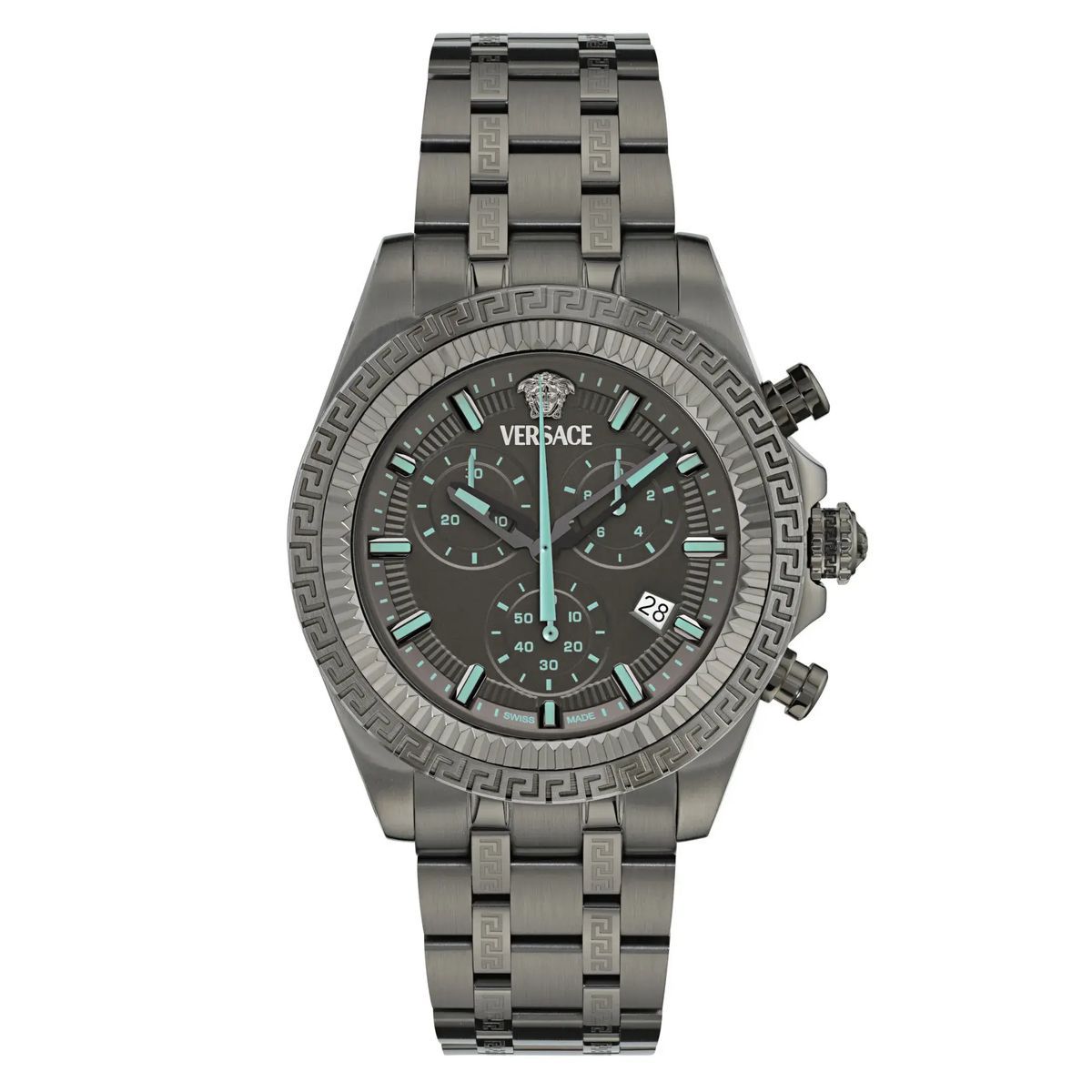 Versace Fornax Graue Chronographenuhr