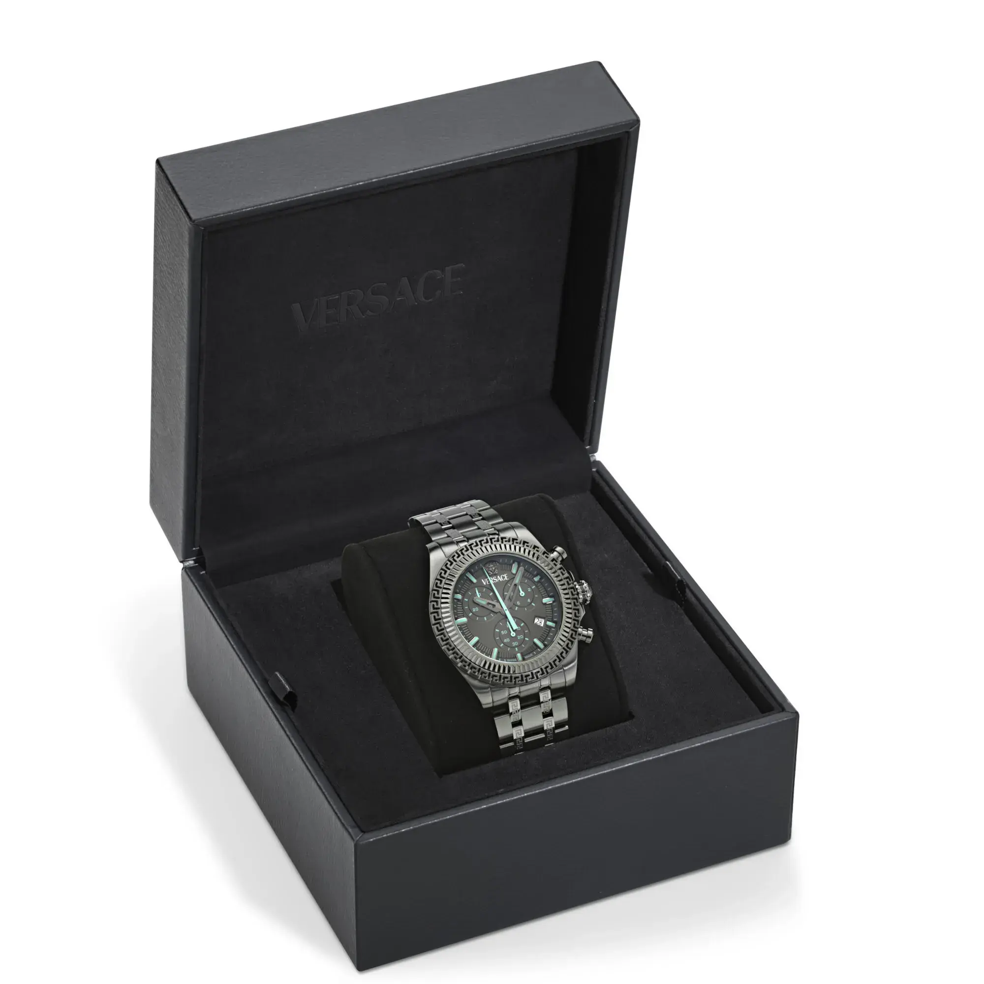 Versace Fornax Graue Chronographenuhr
