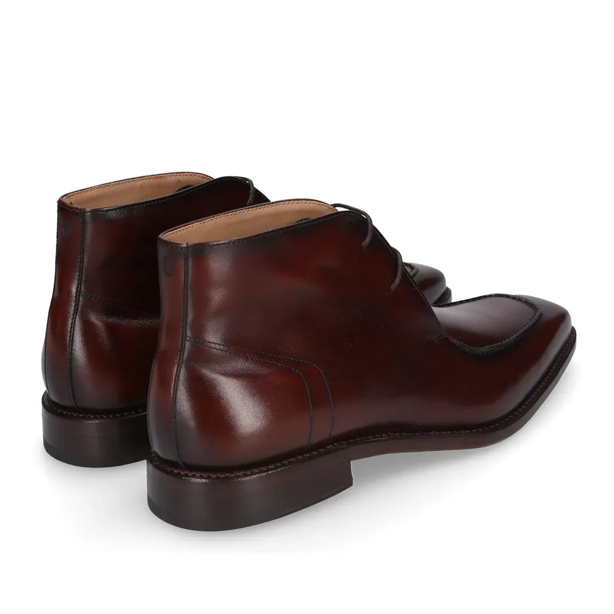 Elegante Chukka-Stiefelette aus Leder