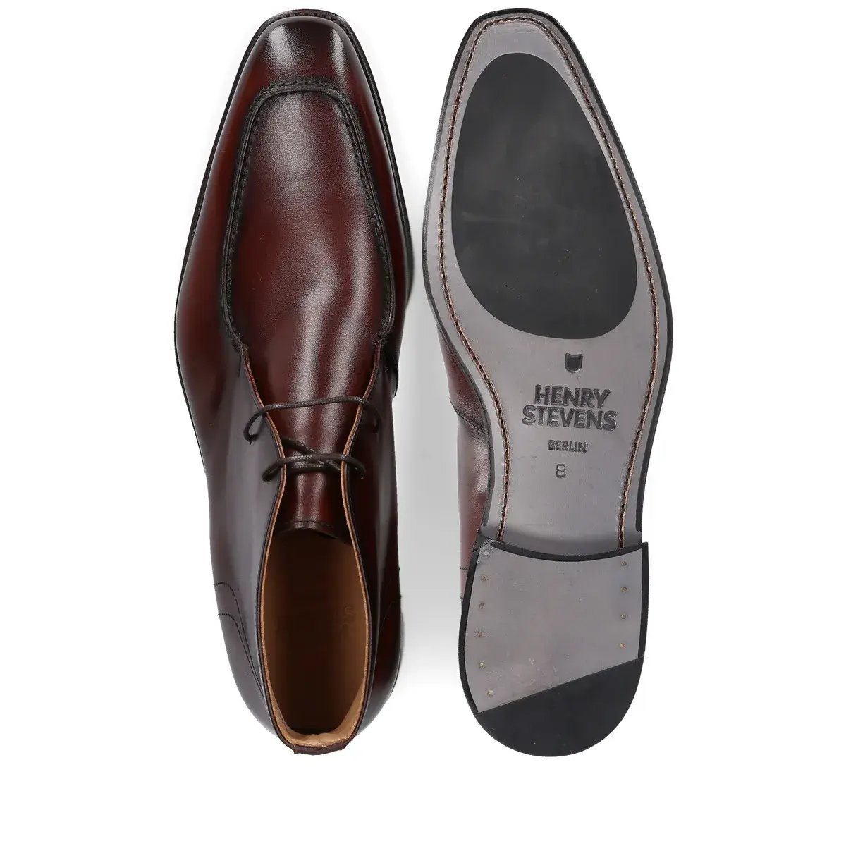 Elegante Chukka-Stiefelette aus Leder