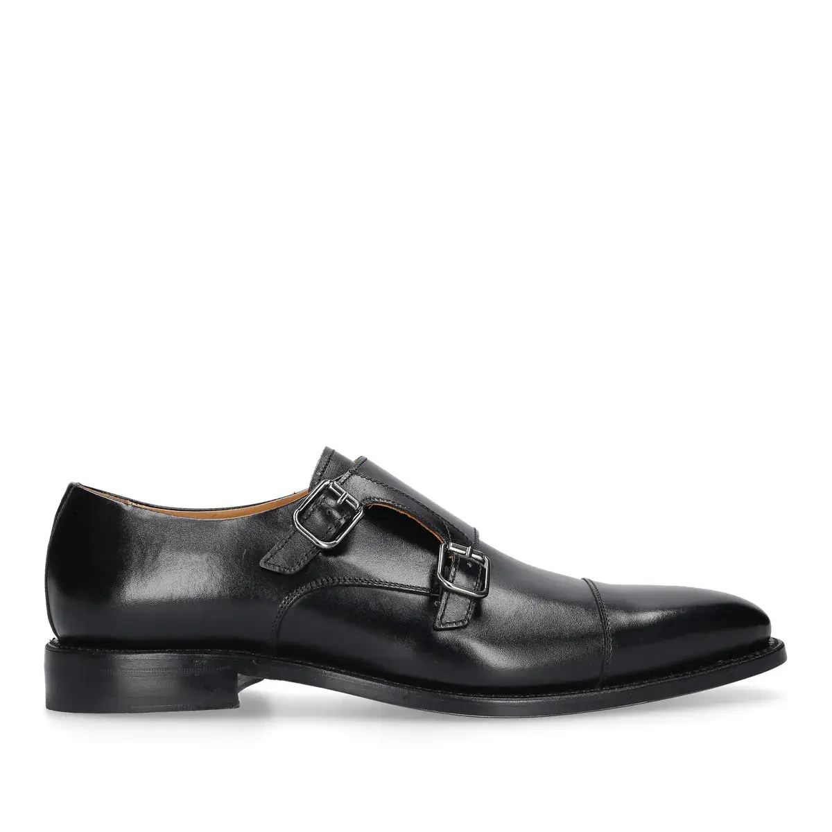 Elegante Doppel-Monkstrap-Schuhe aus Leder