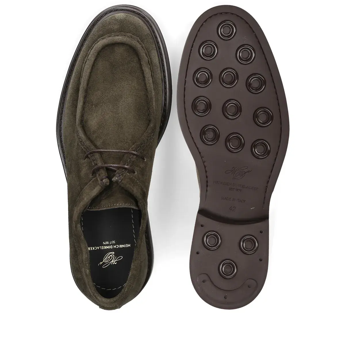 Derby-Schnürschuh aus Wildleder