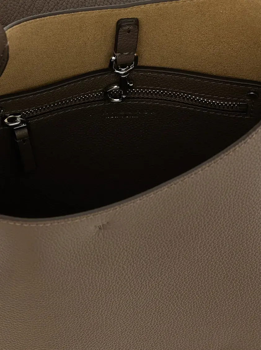 Elegante Hobo Schultertasche aus Leder
