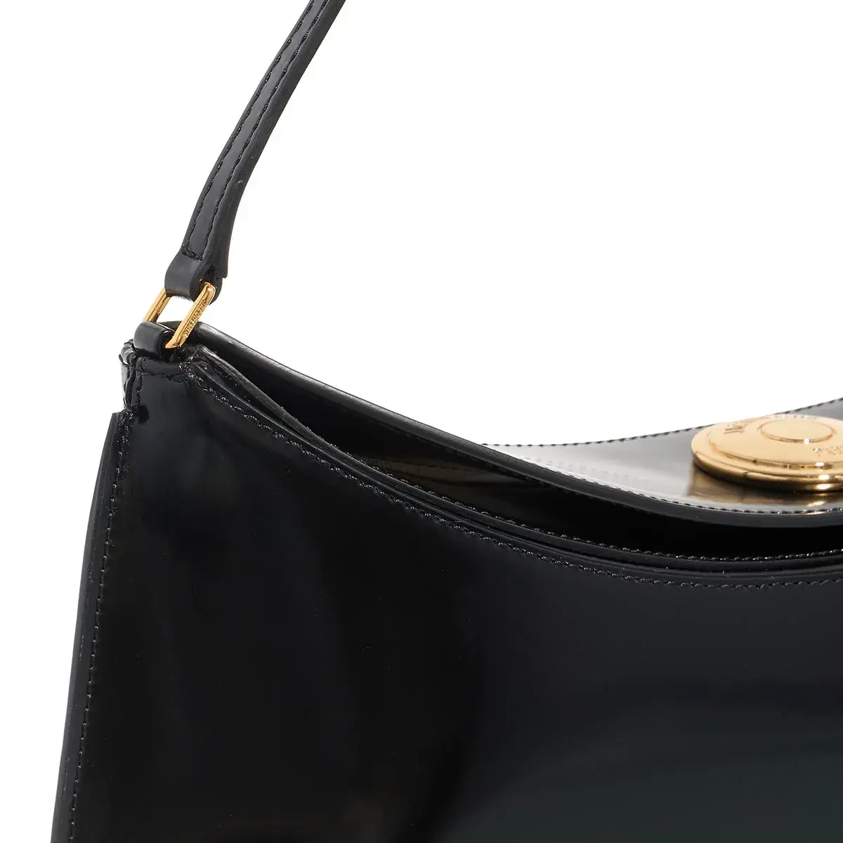 Elegante Schultertasche aus Lackleder