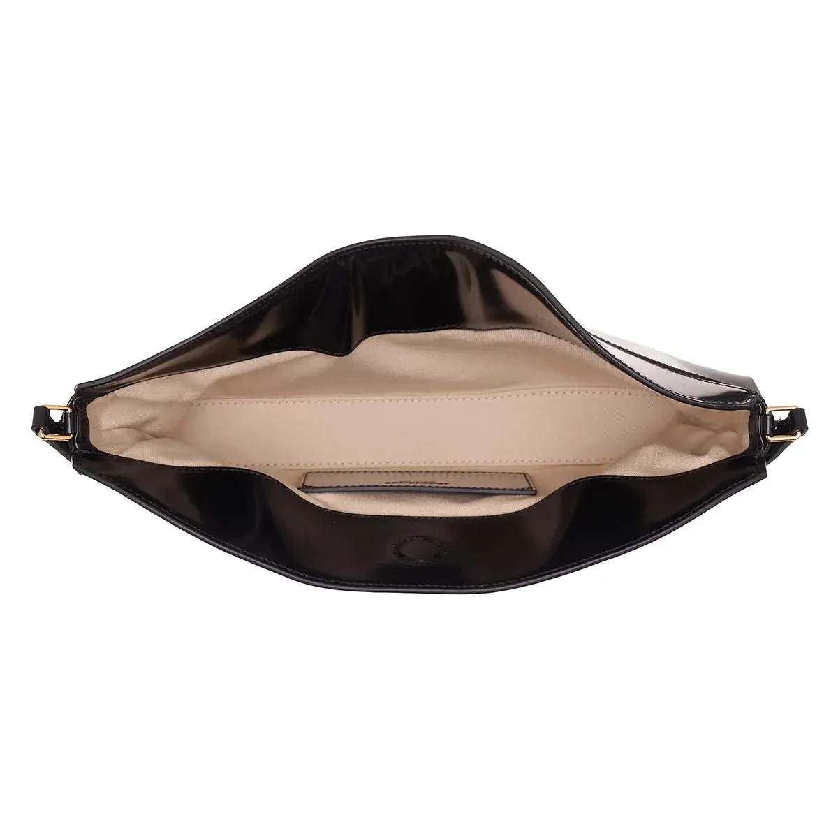 Elegante Schultertasche aus Lackleder