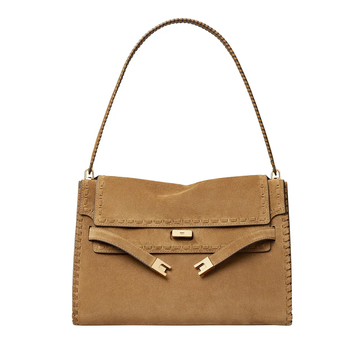 Lee Radziwill Wildleder Schultertasche