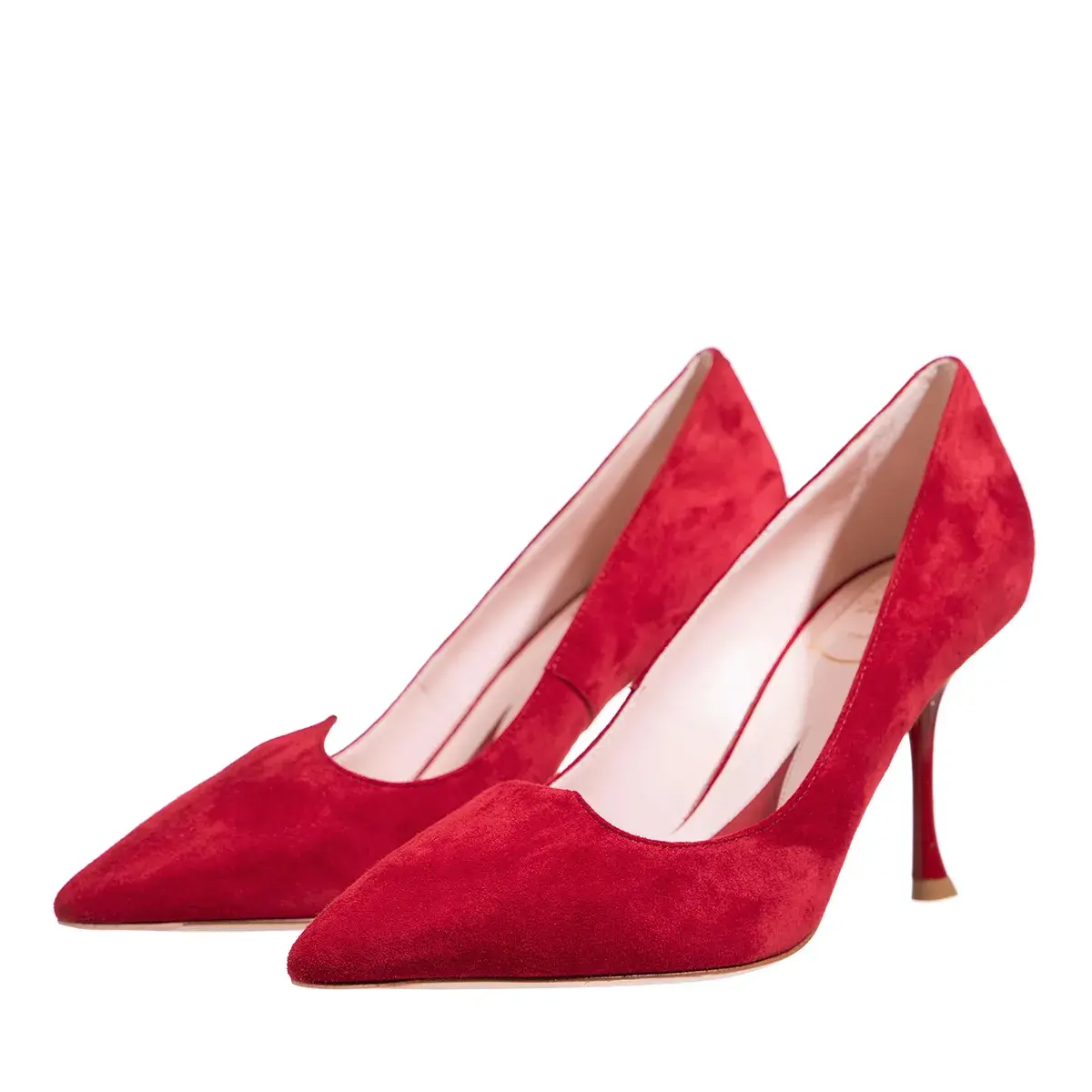 Elegante Wildleder Pumps mit Spitze