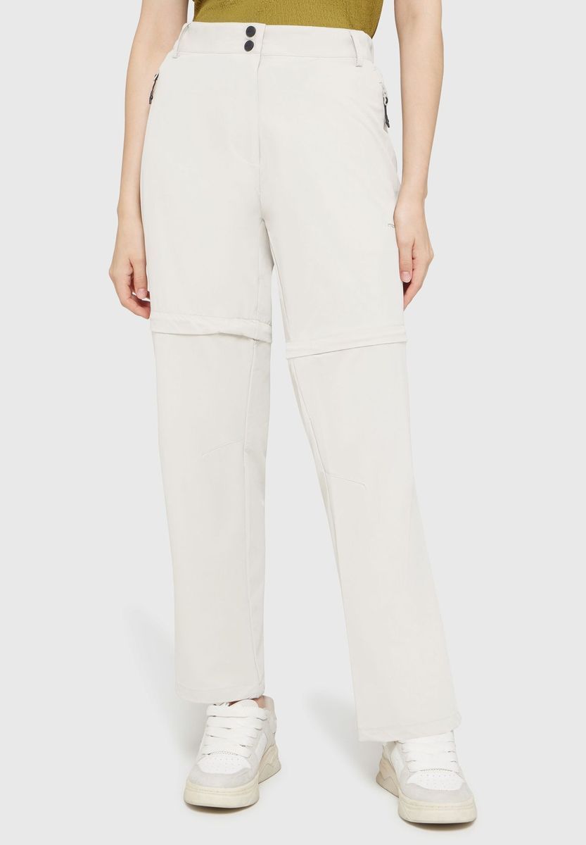 Damen-Wandelbare Hose mit geradem Bein