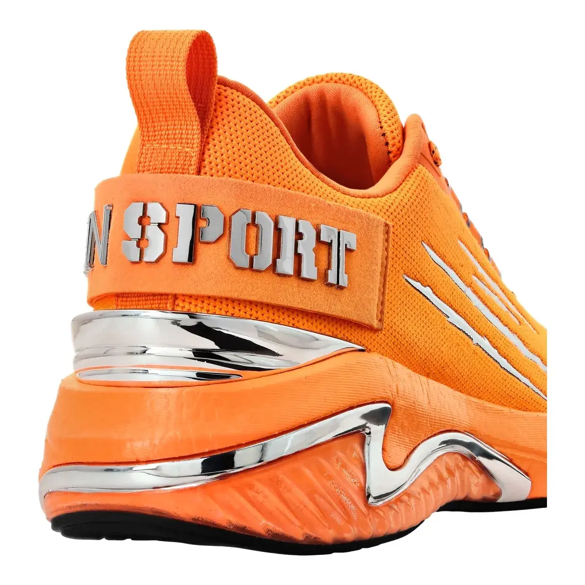 Oranger Sport Lauf Sneaker