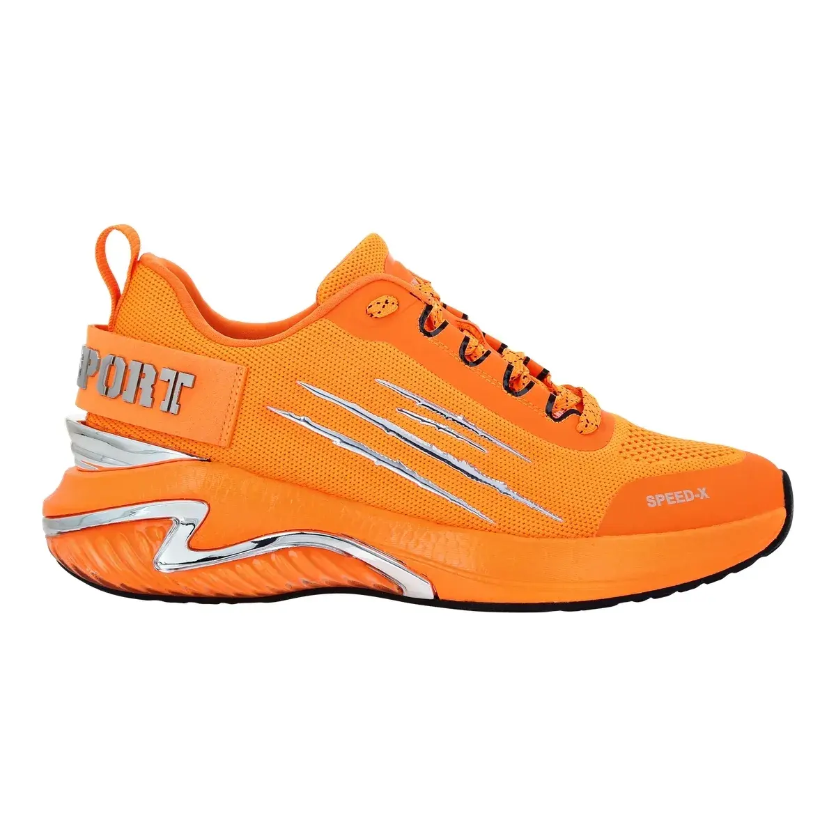 Oranger Sport Lauf Sneaker