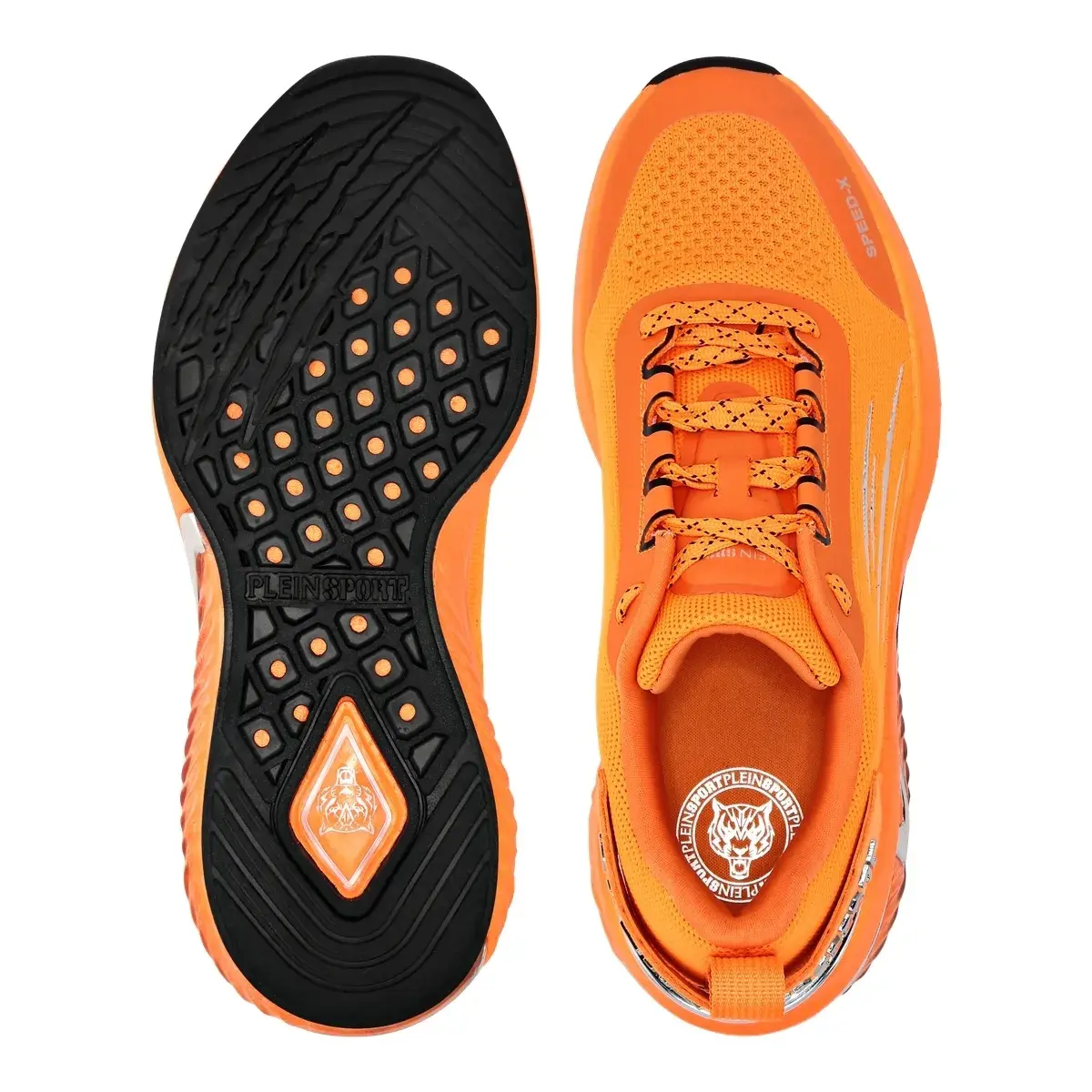 Oranger Sport Lauf Sneaker