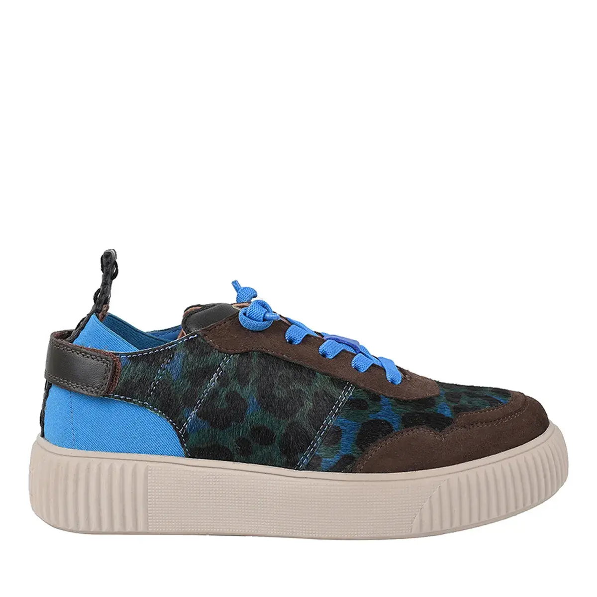Low-Cut Wildleder und Leder Sneaker