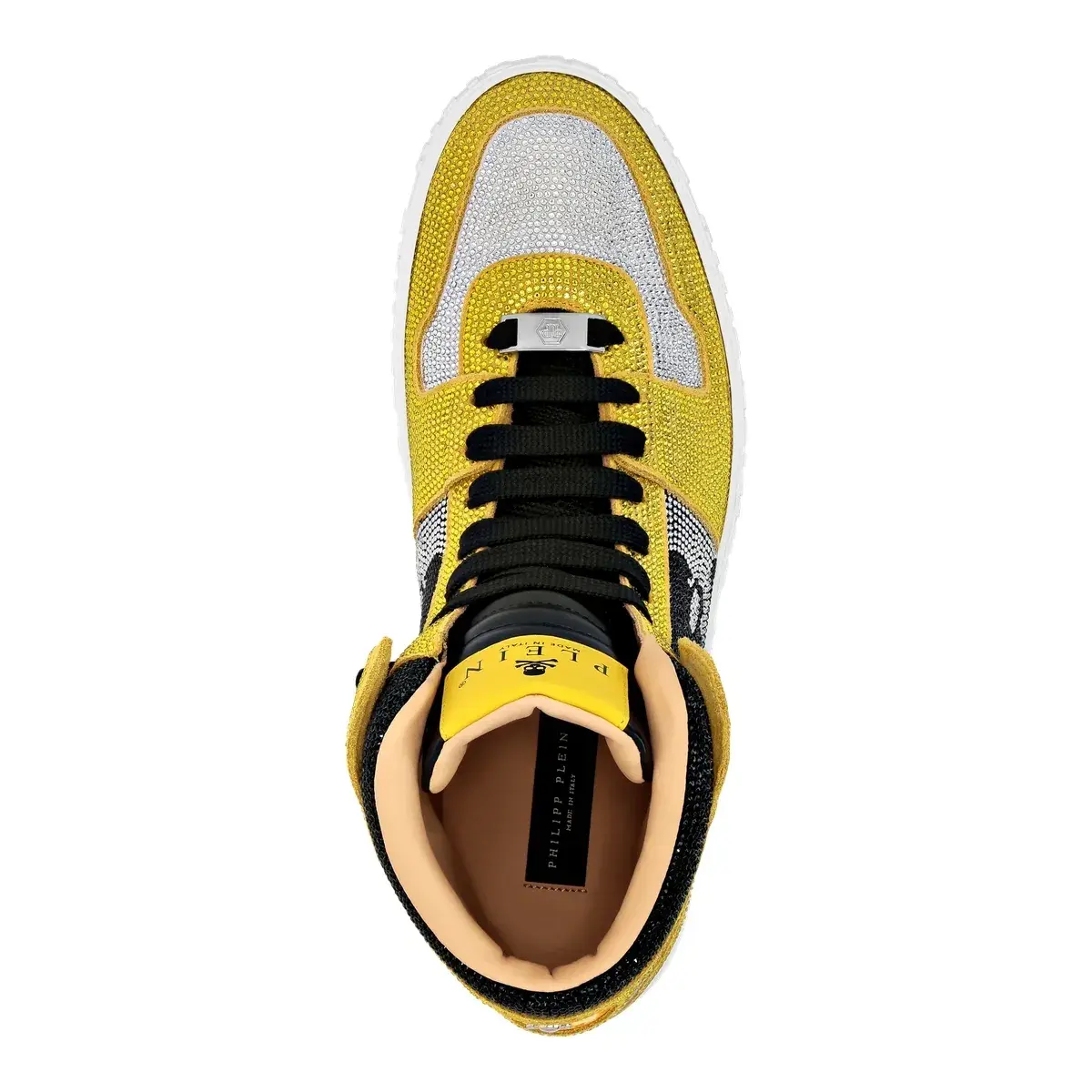 Verzierte High-Top-Sneakers