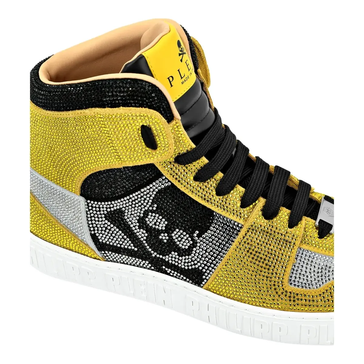 Verzierte High-Top-Sneakers