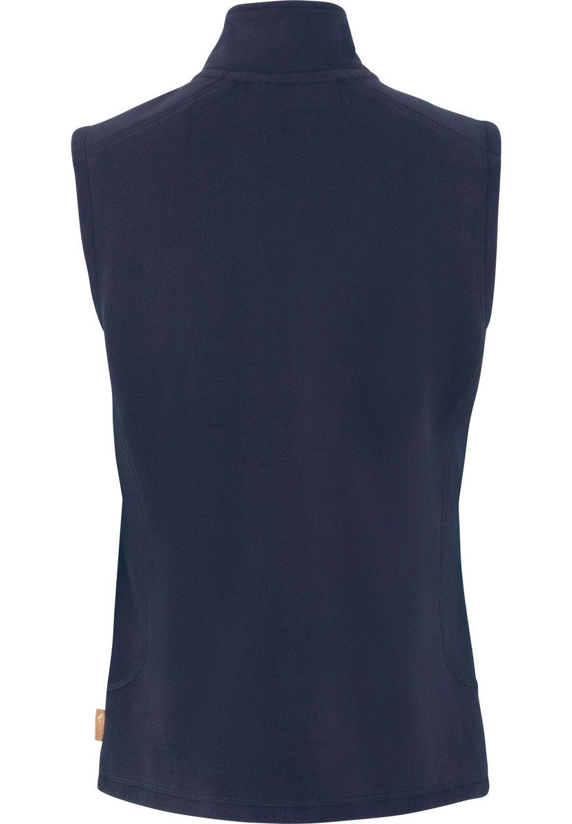 Sportliche Fleeceweste mit Stehkragen