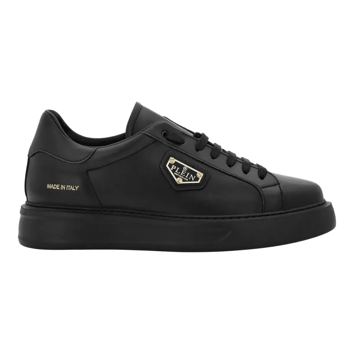 Eleganter Leder-Low-Top-Fashion-Sneaker