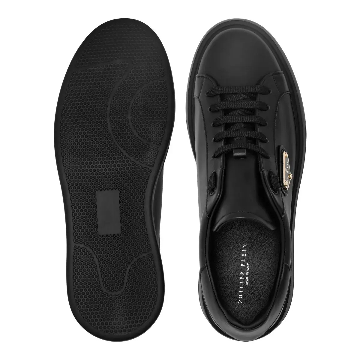 Eleganter Leder-Low-Top-Fashion-Sneaker