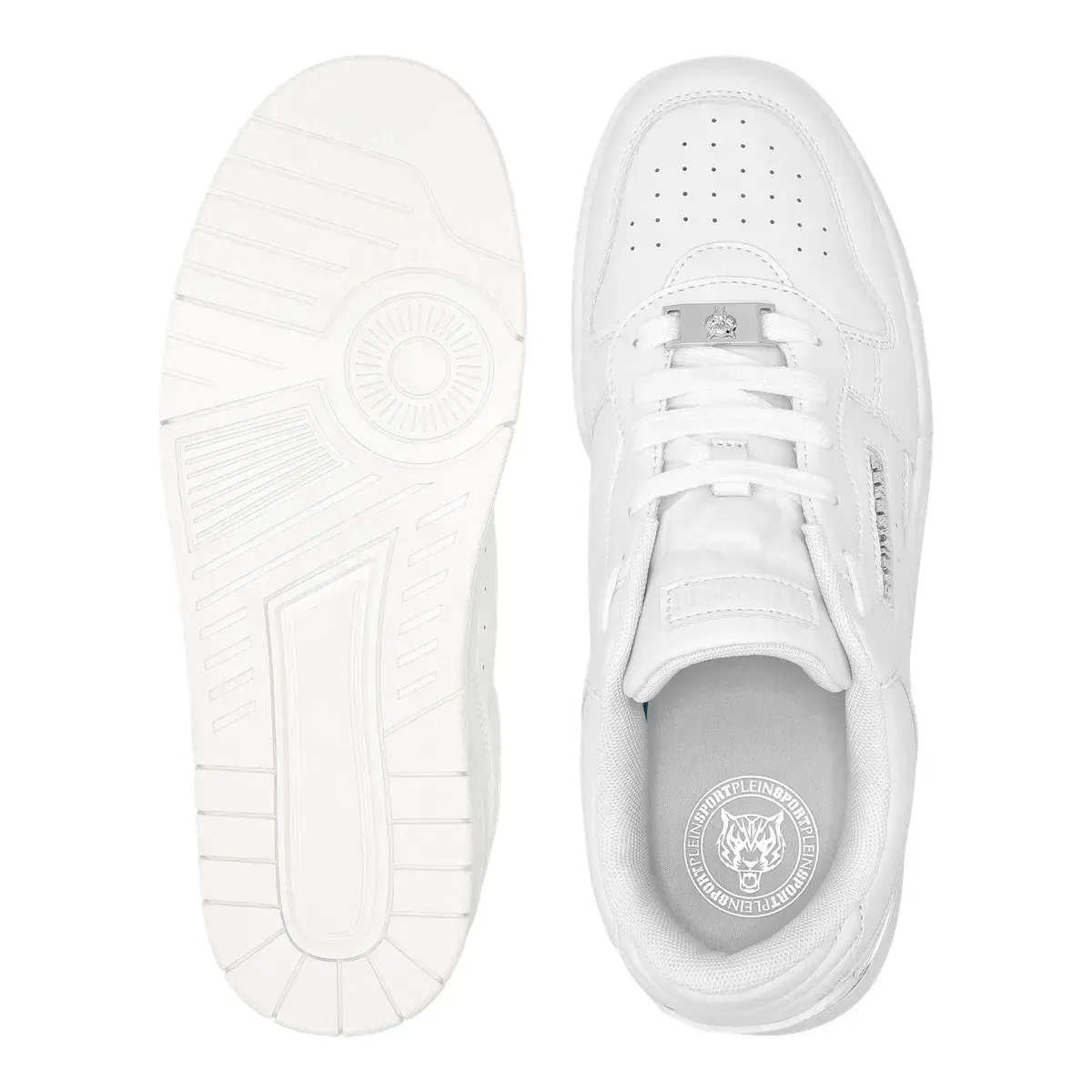 Weiße Low-Top Mode-Sneakers