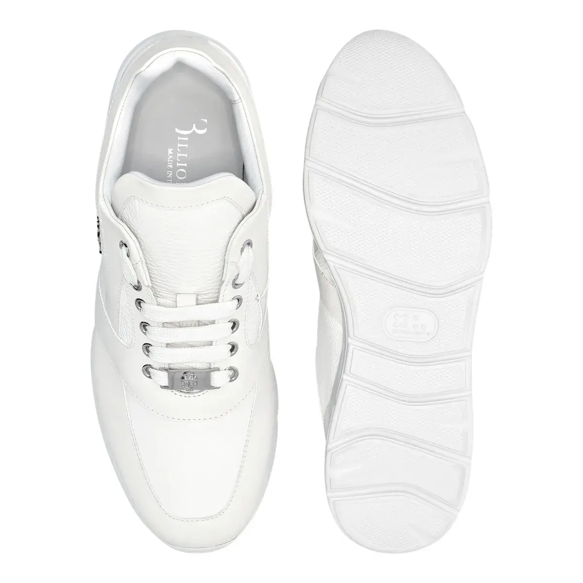 Luxuriöser Leder-Low-Top-Sneaker