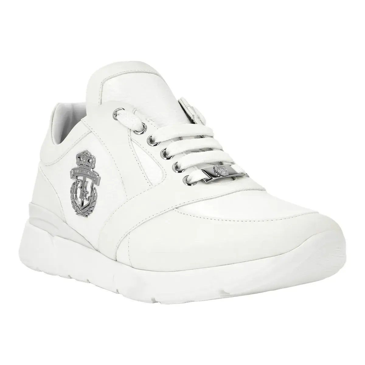 Luxuriöser Leder-Low-Top-Sneaker
