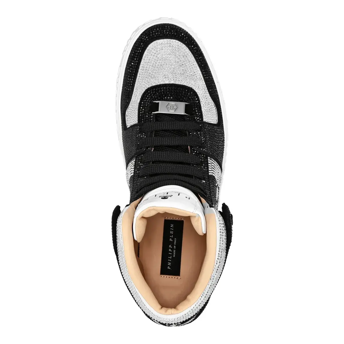 Kristallverzierter High-Top-Fashion-Sneaker
