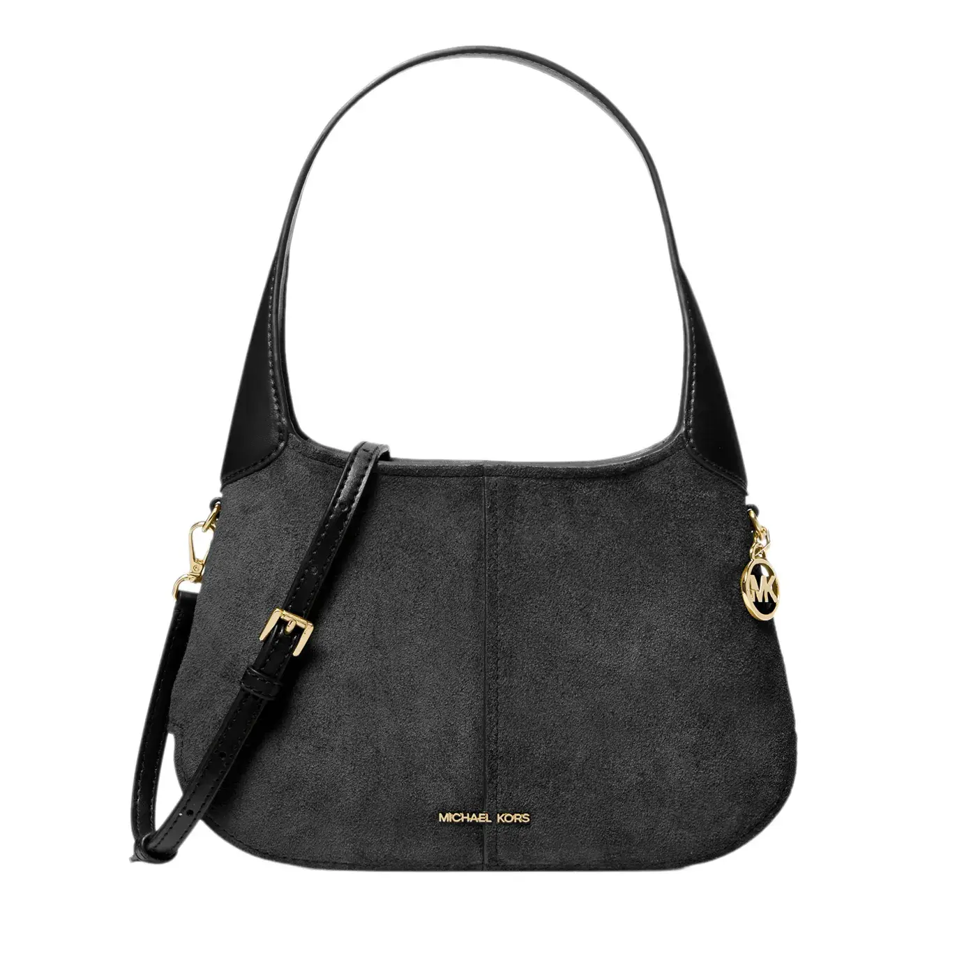 Elegante Wildleder Hobo-Tasche mit Riemen