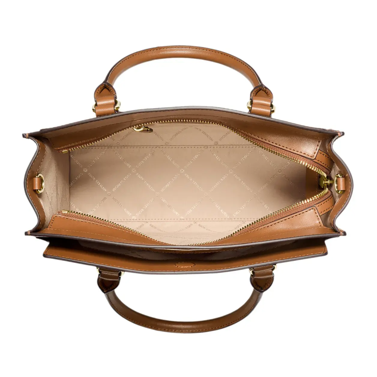 Strukturierte Satchel-Tasche mit Streifen