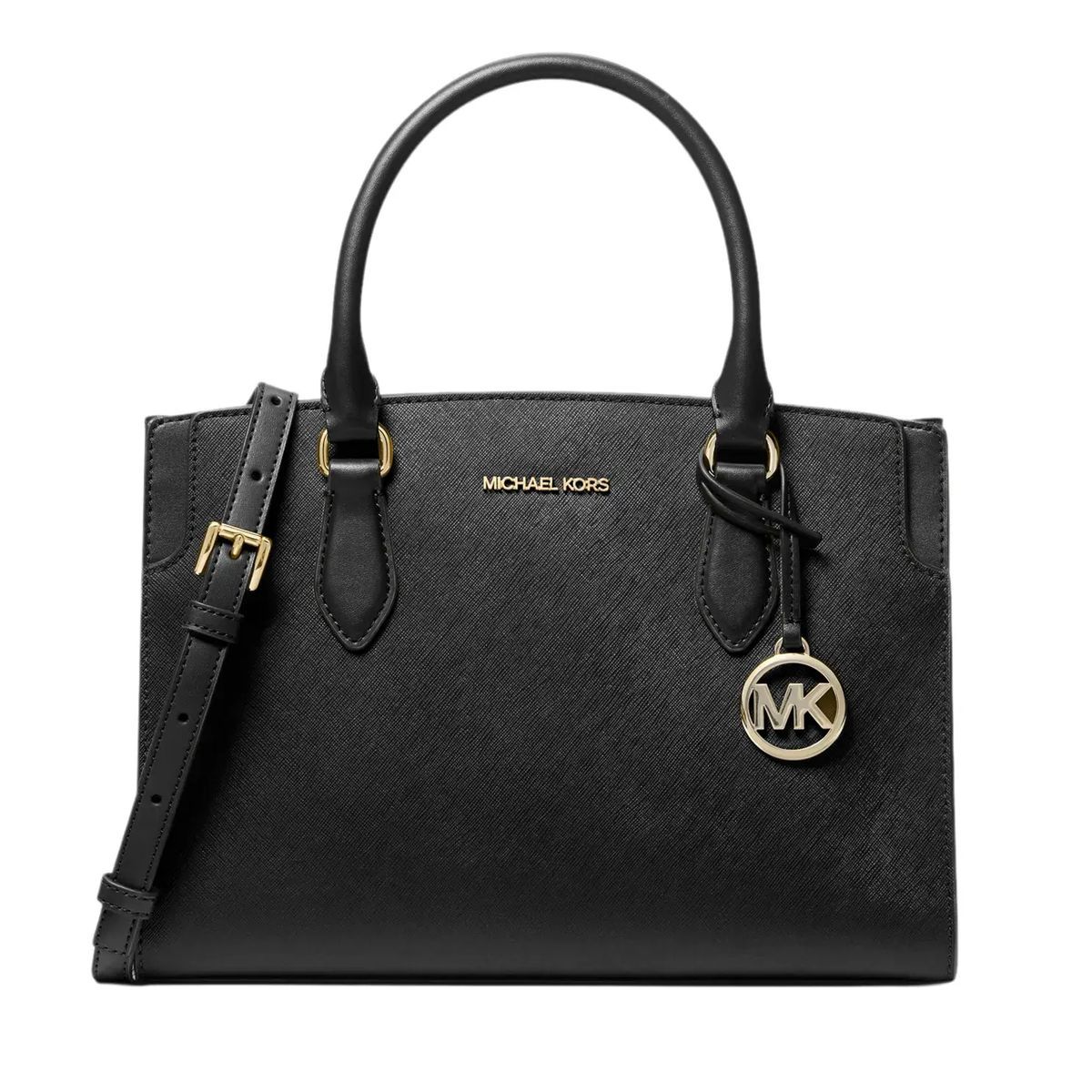 Elegante strukturierte Ledertasche