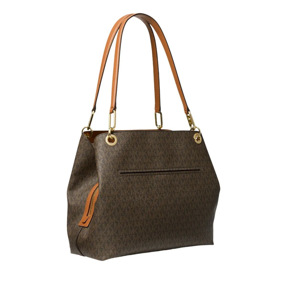 Schultertasche mit Signaturmuster
