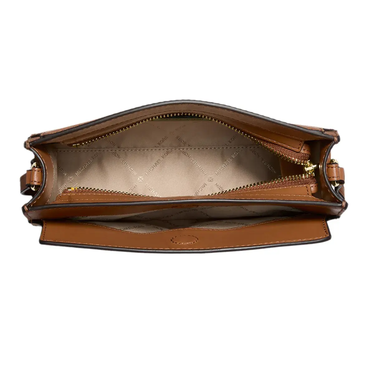 Umhängetasche mit Monogrammstreifen