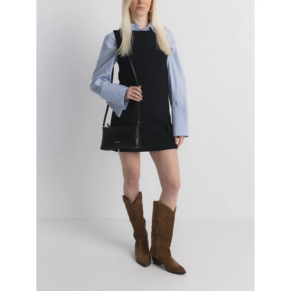 Elegante kleine Umhängetasche aus Leder