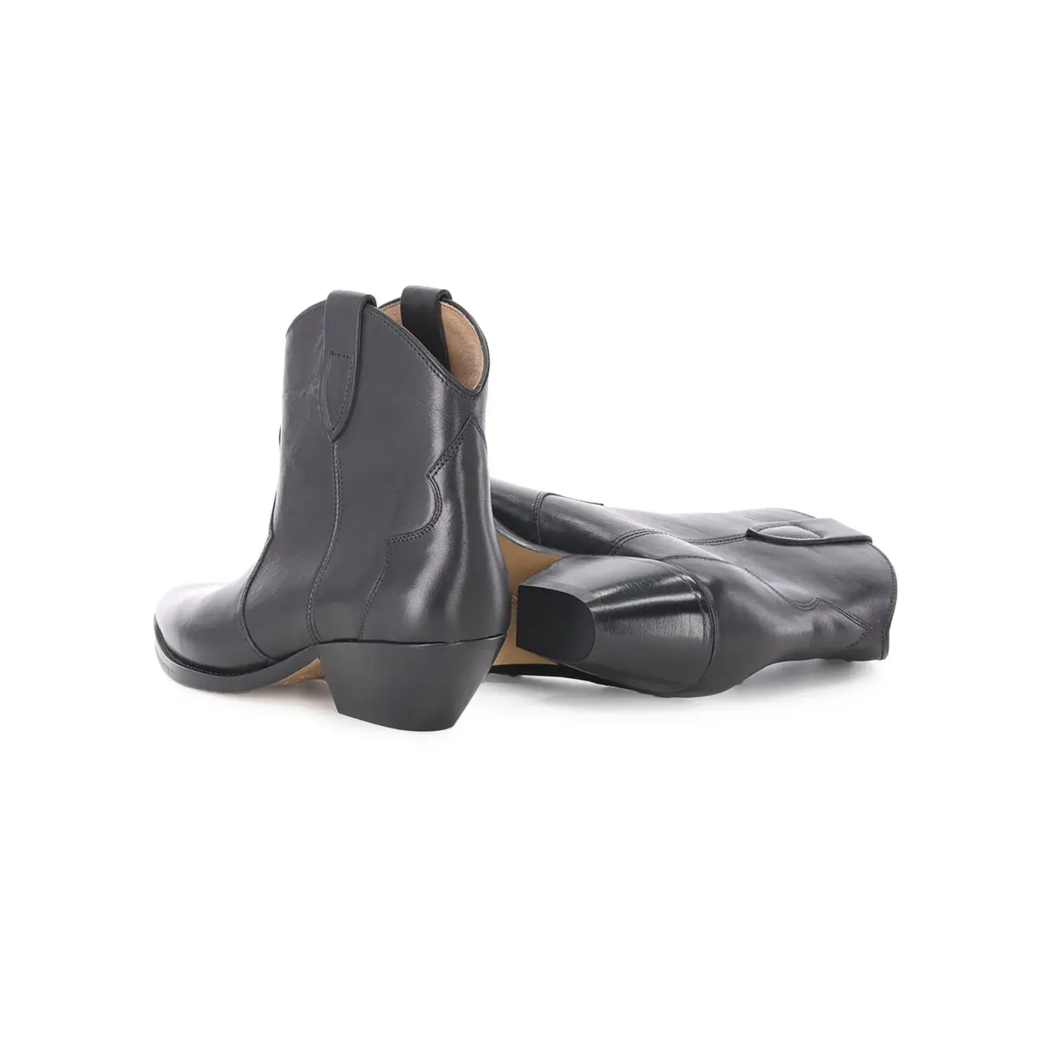 Western-Stiefeletten mit spitzer Zehenpartie