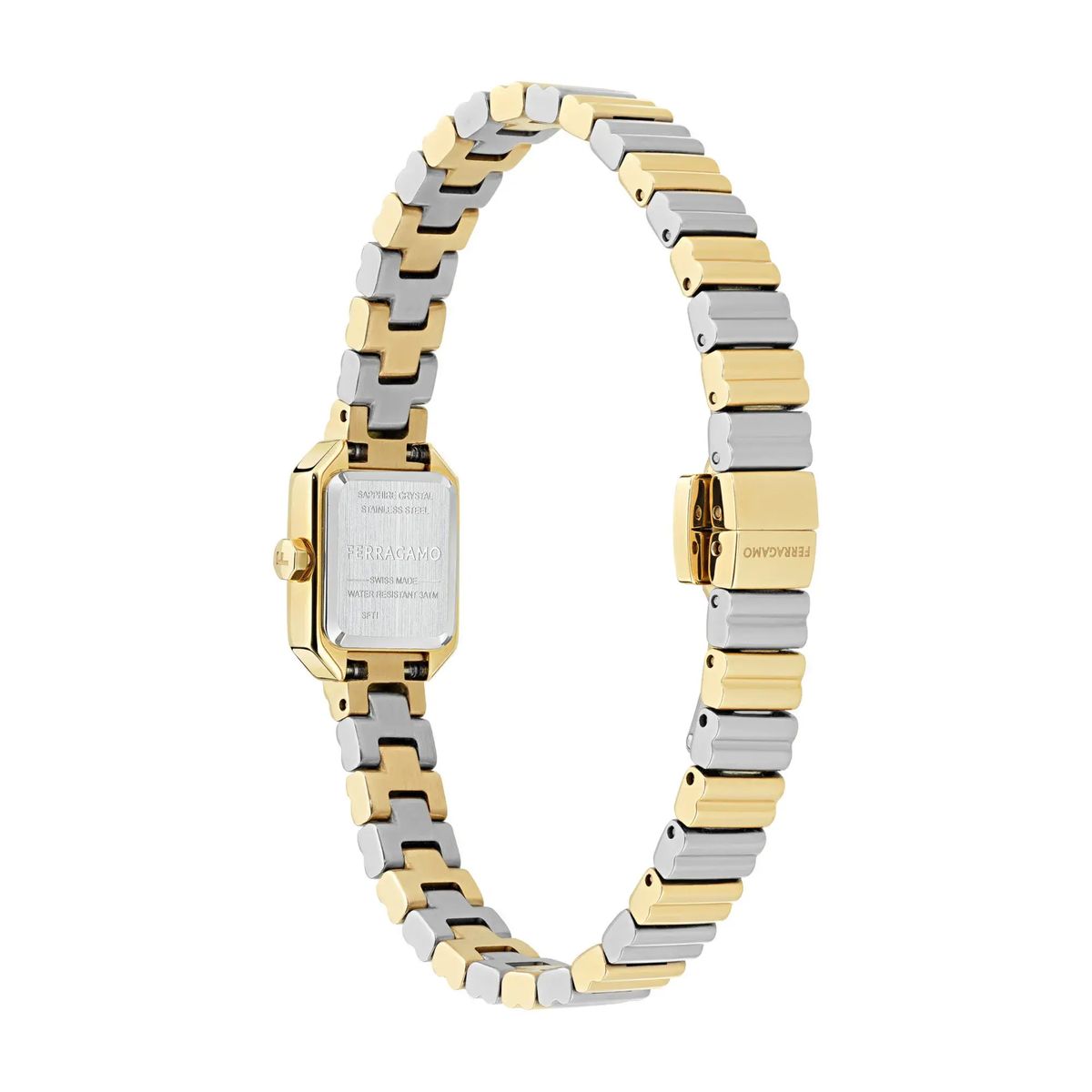 Crystal Tank Mini Zweifarbige Uhr