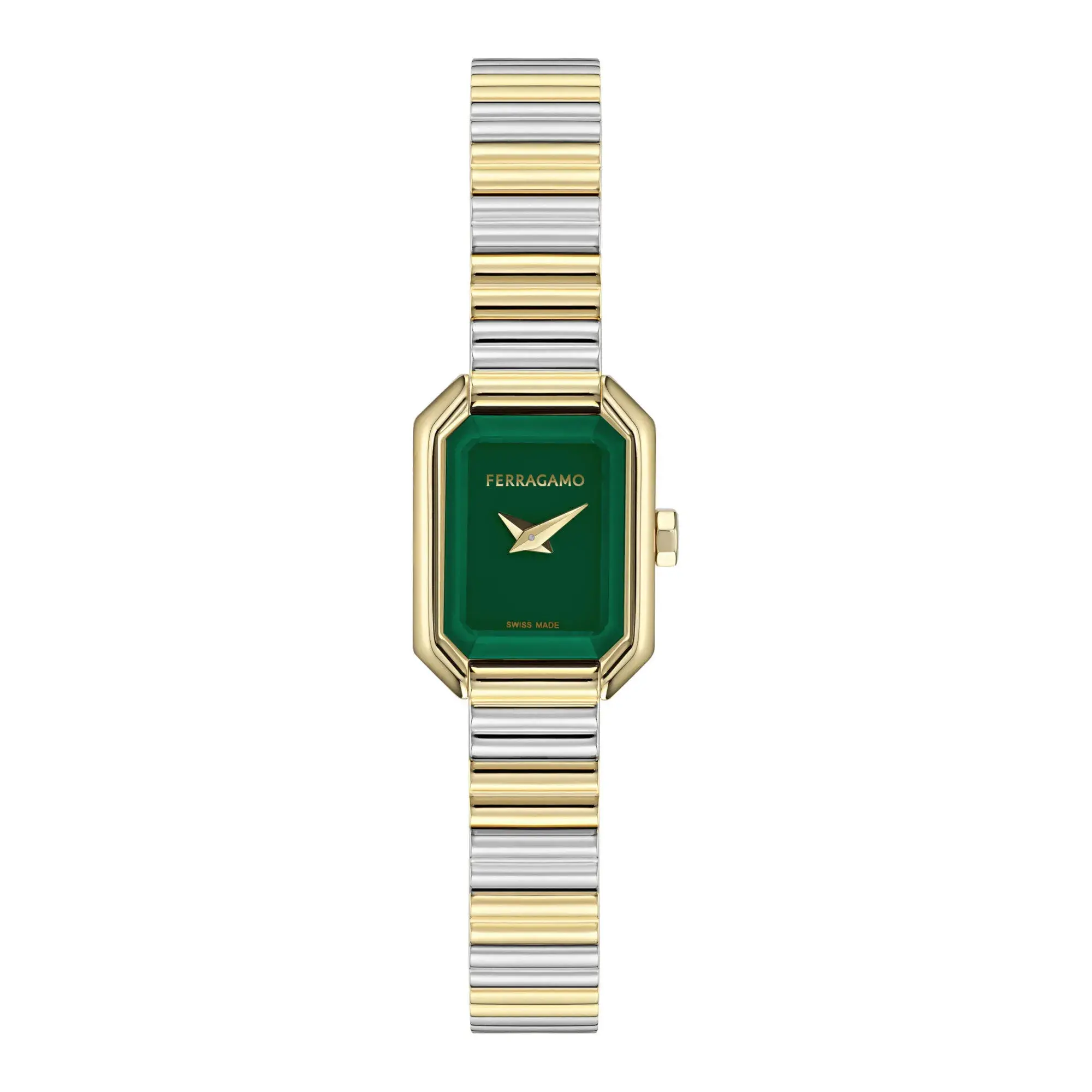 Crystal Tank Mini Zweifarbige Uhr