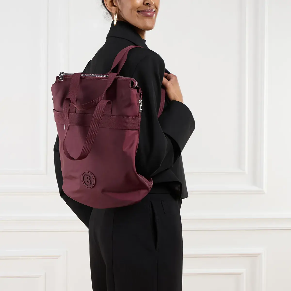 Konvertierbarer Tote-Rucksack mit Logo